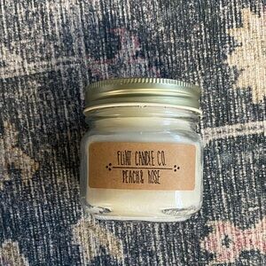 Flint Candle Co. Peach & Rose Candle